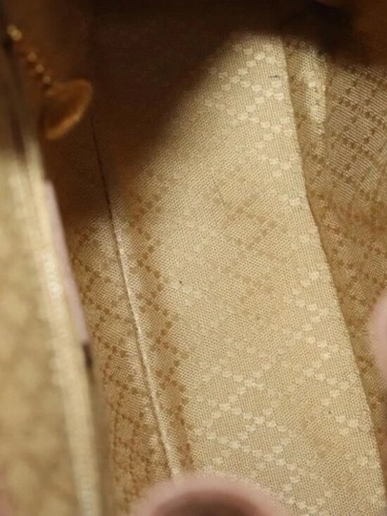 GUCCI Bamboo Backpack Suede Brown Gold 003 main image 4